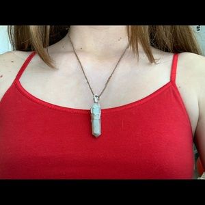 TURQUOISE CRYSTAL NECKLACE